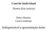 Convite individual